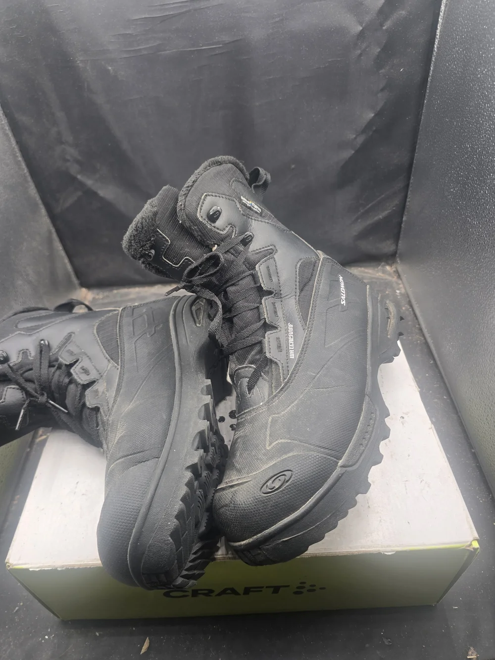 Salomon Black Men's Rain & Snow Boots